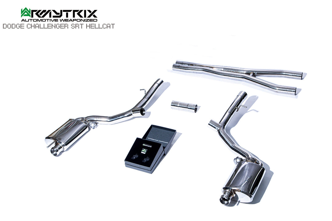 Armytrix - DODGE CHALLENGER SRT HELLCAT / HELLCAT REDEYE 6.2L/6.4L V8 - Cat-back - DOCHC