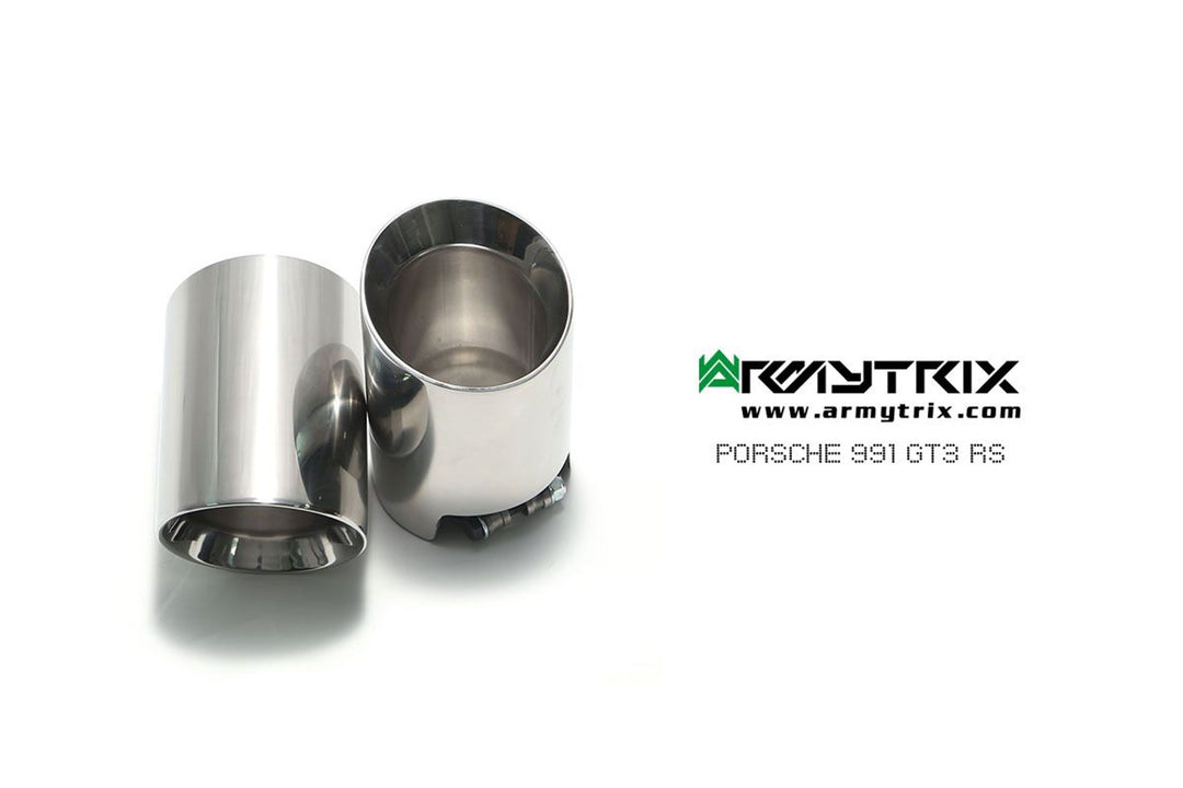 Armytrix - VW GOLF MK8 2.0 TSI GTI - Tips Stainless Steel - DS38C