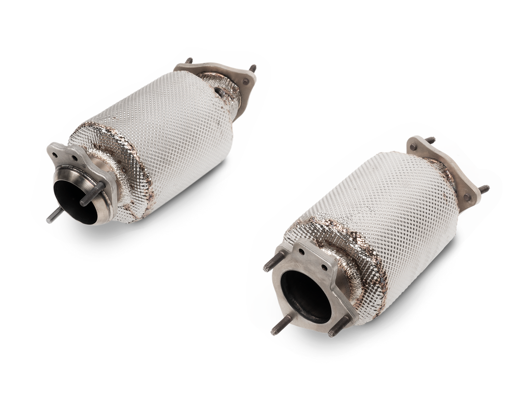 Akrapovič - Link Pipe Set w/o Cat (SS) - Chevrolet Corvette Stingray (C8) (2020-2021)