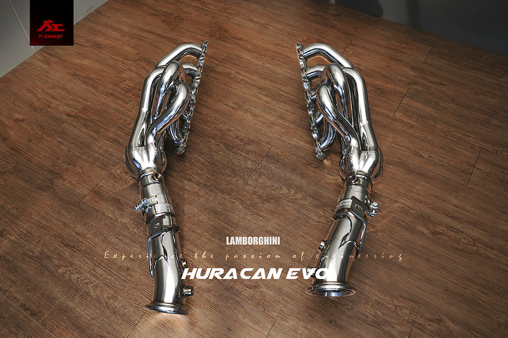 Fi-Exhaust - AUDI R8 42 4.2 FSI SPYDER - Long Tube Catless Header Stainless Steel - LM-610-HDS4