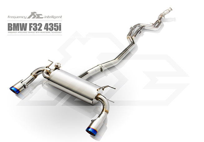 Fi-Exhaust - BMW 4 SERIES F32 420I - Front Pipe + Mid Pipe + Valvetronic Muffler + Standard remote controle system module Stainless Steel - BN-F3055-CBV