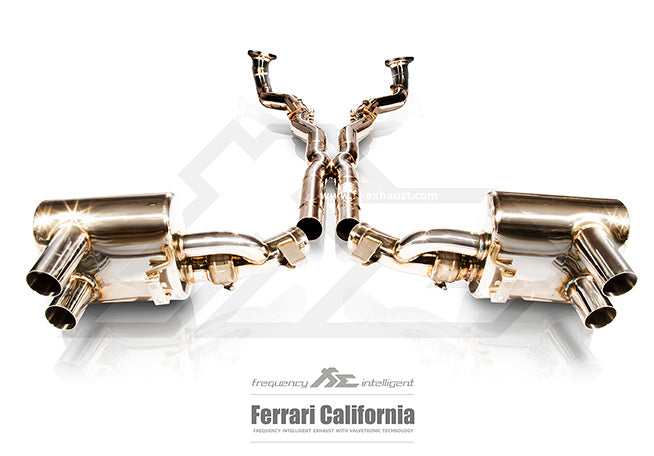 Fi-Exhaust - FERRARI CALIFORNIA CALIFORNIA 4.3L - Valvetronic Muffler +Standard remote control system module Stainless Steel - FR-CAL-CBV