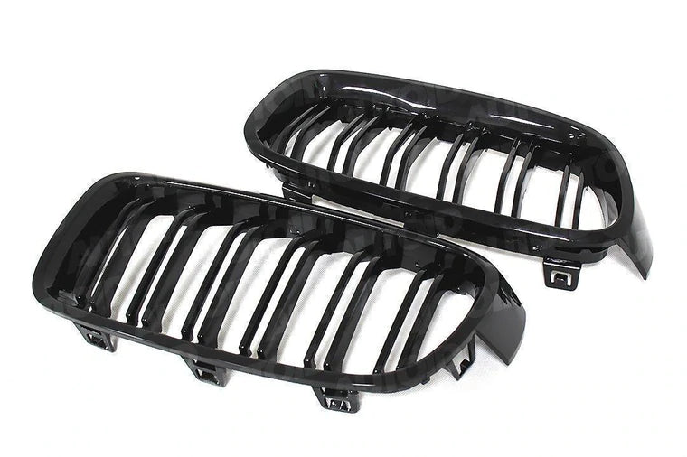 PSR Parts - Gloss Black Kidney Grilles for BMW 4 Series, M3 & M4 (2014-2020, F32 F33 F80 F82 F83)