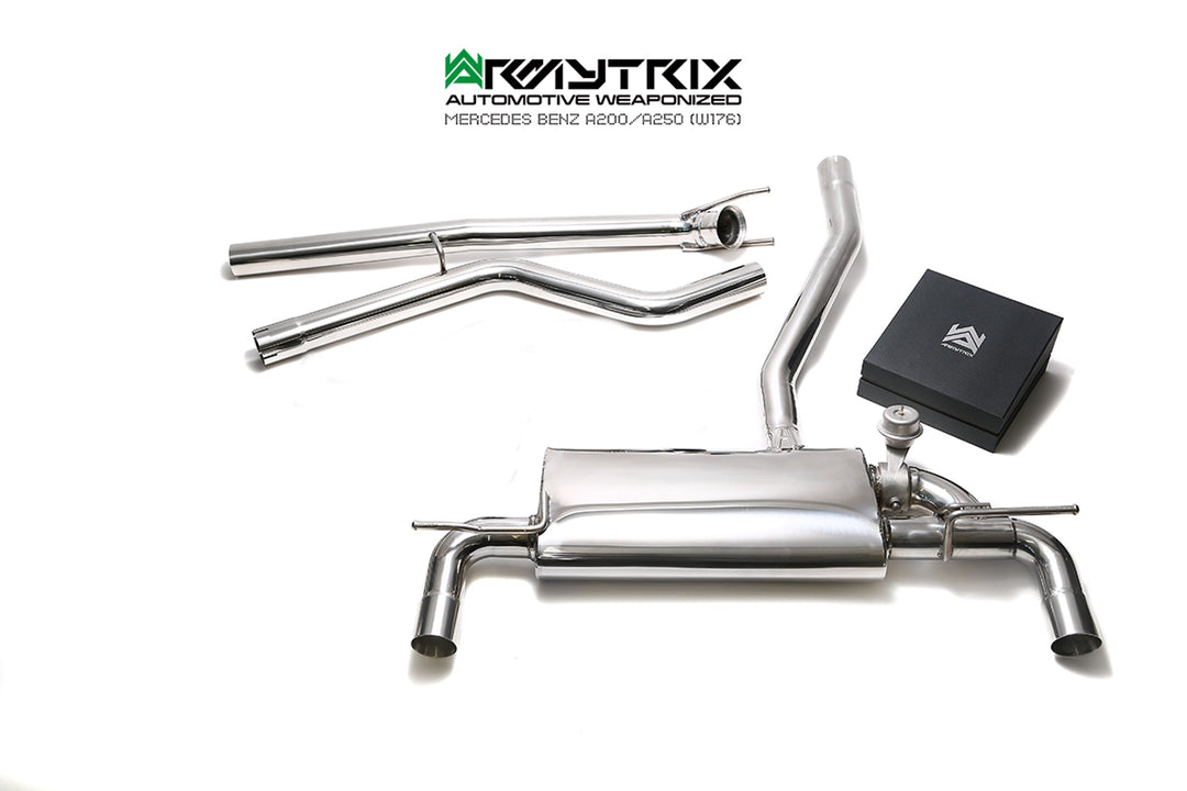 Armytrix - MERCEDES-BENZ A-CLASS W176 A250 FACELIFT - Cat-back (EU6) Stainless Steel - MBA26-BC