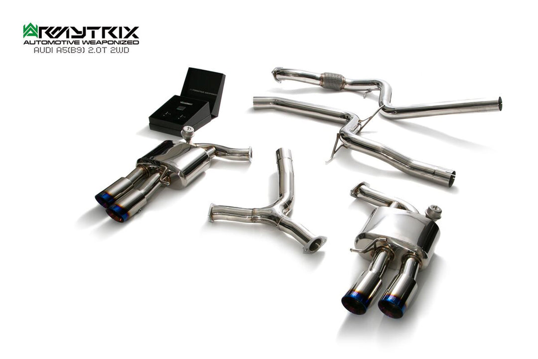 Armytrix - AUDI A5 B9 2.0 TFSI COUPE - Cat-back (2WD) Stainless Steel - AU9C2