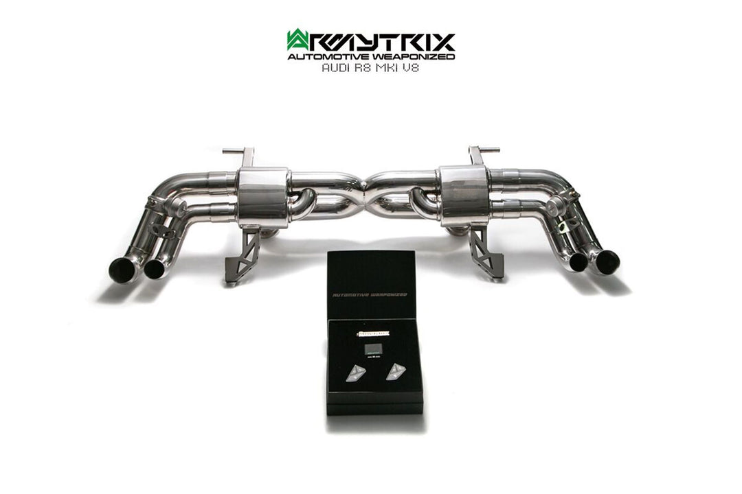 Armytrix - AUDI R8 42 4.2 FSI SPYDER - Cat-back Stainless Steel - AUR81S-C