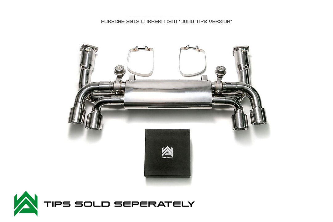 Armytrix - PORSCHE 911 991 MK2 3.0L CARRERA 4 - Turboback Stainless Steel - P92C4-DD