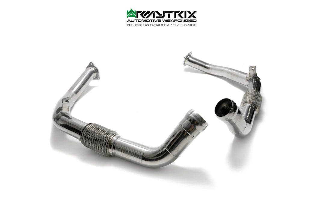 Armytrix - PORSCHE PANAMERA 971 2.9L E-HYBRID SPORT TURISMO - Downpipe Stainless Steel - P71T2-DD2