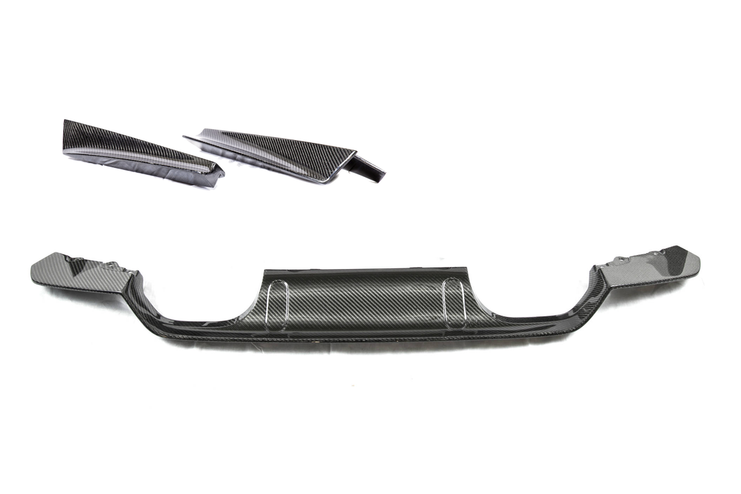 PSM Dynamic - BMW 3 SERIES F80 M3 - Rear Diffuser w/ rear extensions - BRF02V1CF