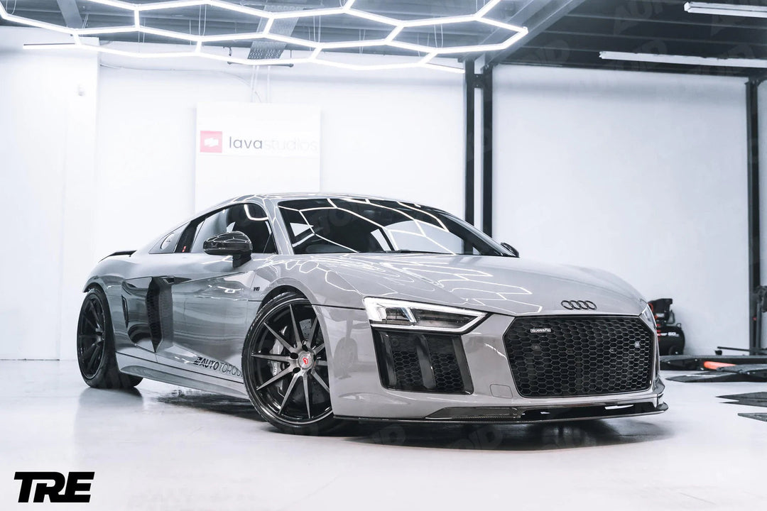 TRE - TRE Pre-Preg Carbon Fibre Competition Front  Splitter for Audi R8 (2015+, 4S)
