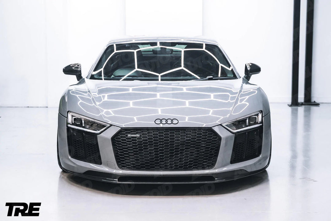 TRE - TRE Pre-Preg Carbon Fibre Competition Front  Splitter for Audi R8 (2015+, 4S)