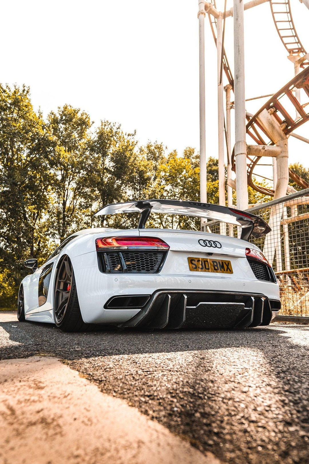 TRE - TRE Pre-Preg Carbon Fibre Competition Rear Diffuser for Audi R8 (2015+, 4S)