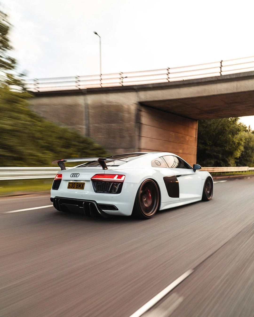 TRE - TRE Pre-Preg Carbon Fibre Competition Rear Diffuser for Audi R8 (2015+, 4S)