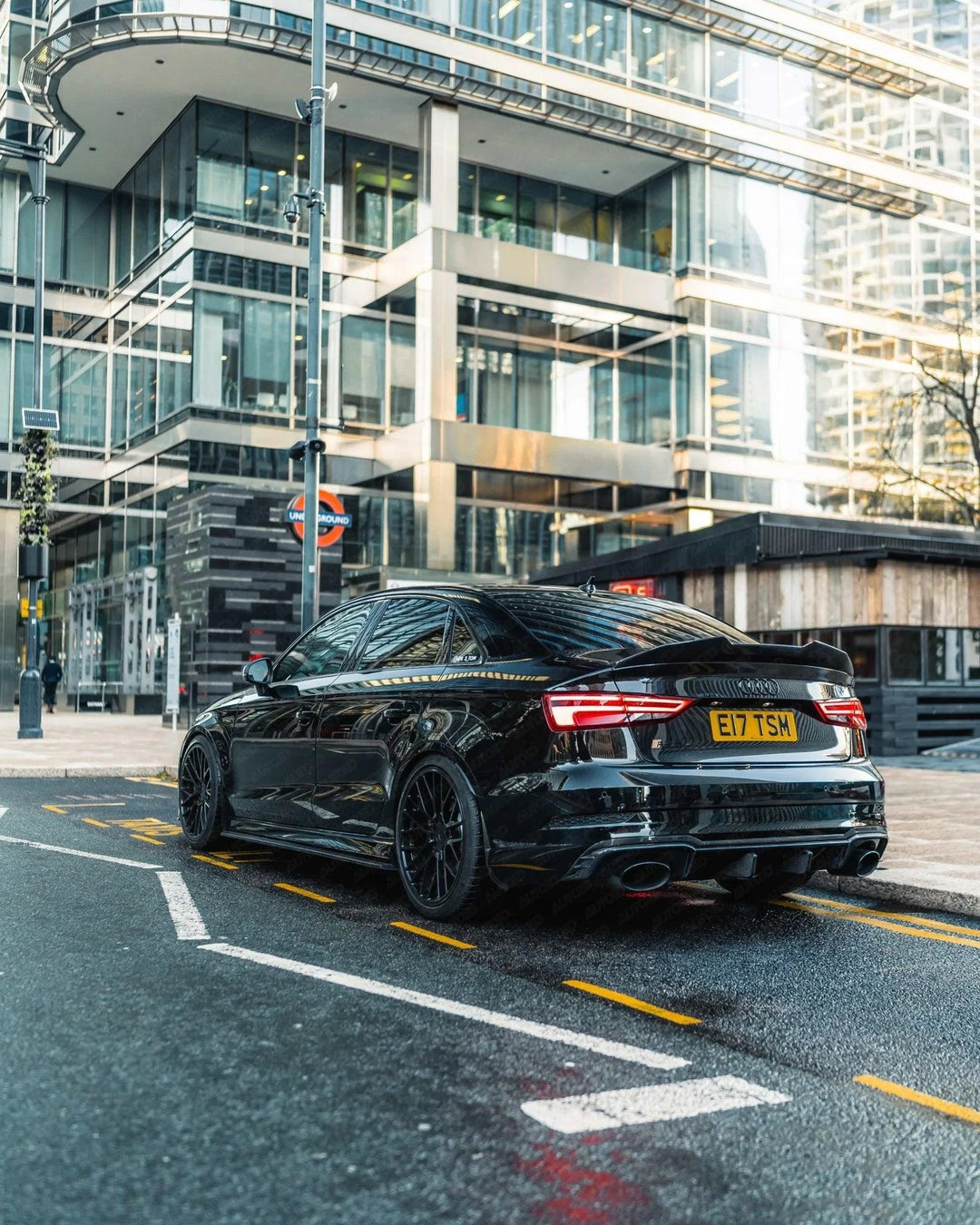 TRE - TRE Pre-Preg Carbon Fibre GP Rear Spoiler for Audi RS3 Saloon (2017-2020, 8V LCI)