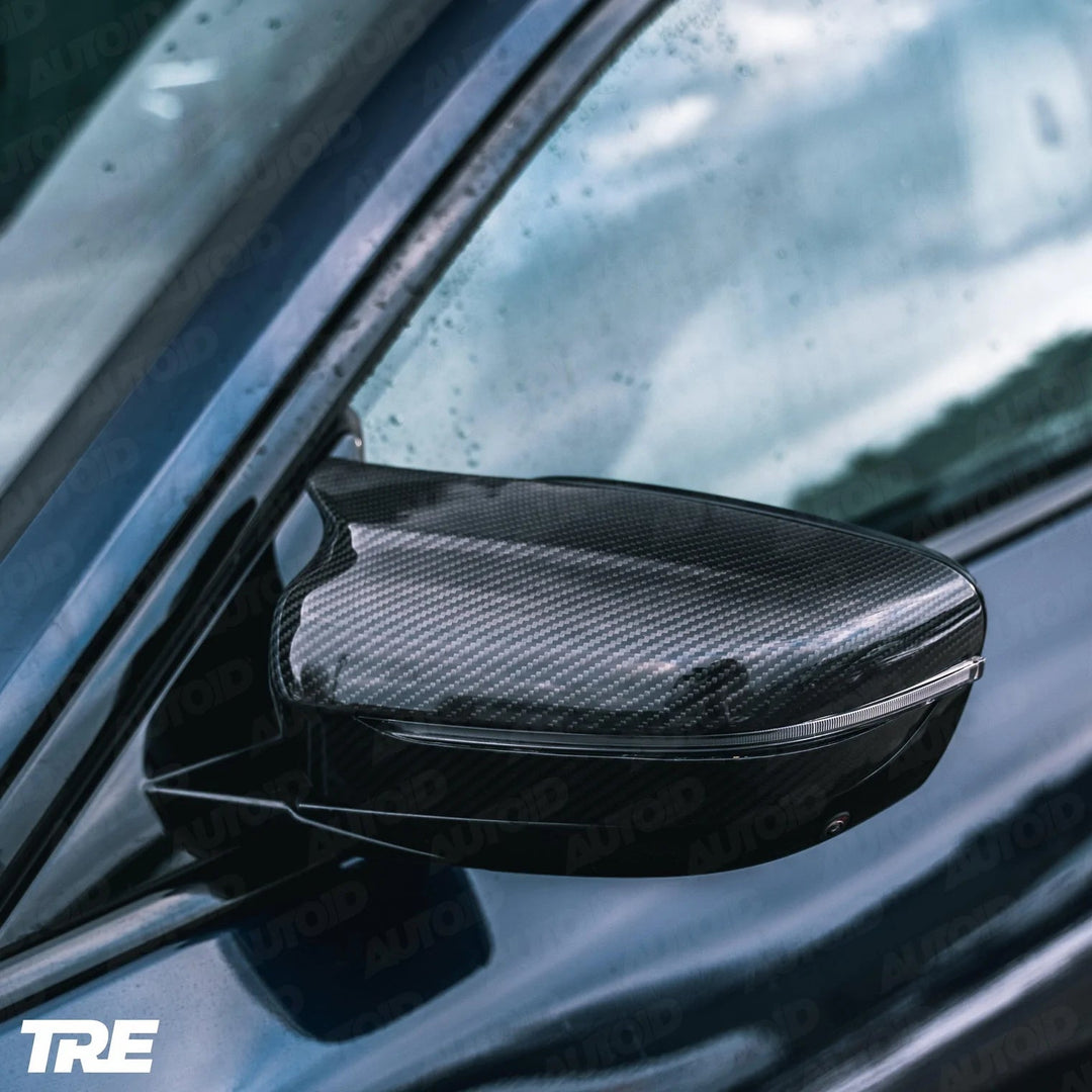 TRE - TRE Pre-preg Carbon Fibre Performance Mirror Covers for BMW (2017+, Gxx)