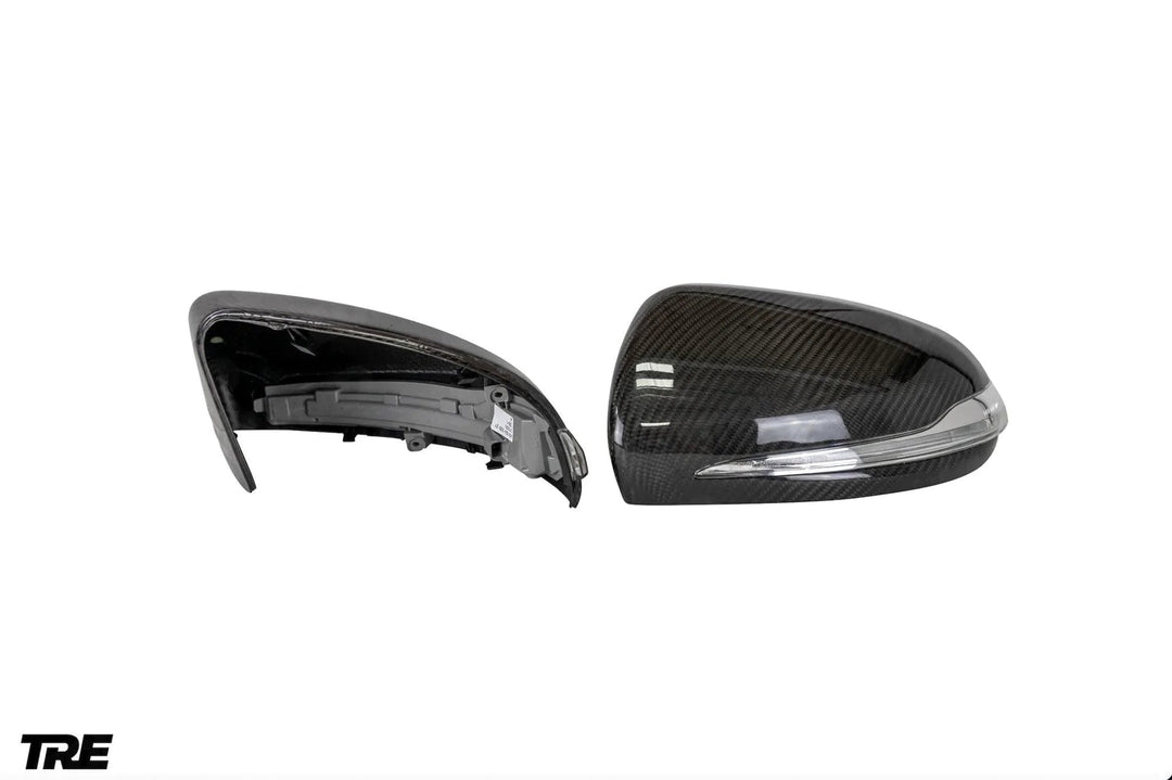 TRE - TRE Pre-preg Carbon Fibre Wing Mirror Covers for Mercedes C Class & C63 (2014+, W205)