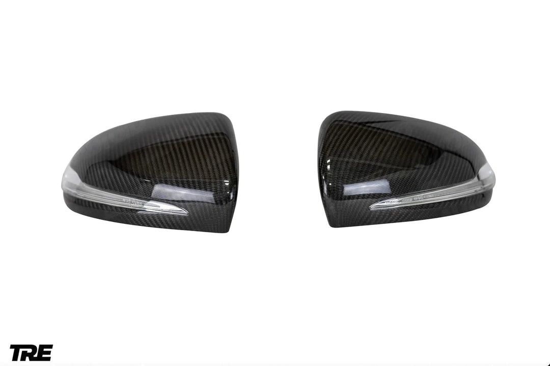 TRE - TRE Pre-preg Carbon Fibre Wing Mirror Covers for Mercedes C Class & C63 (2014+, W205)