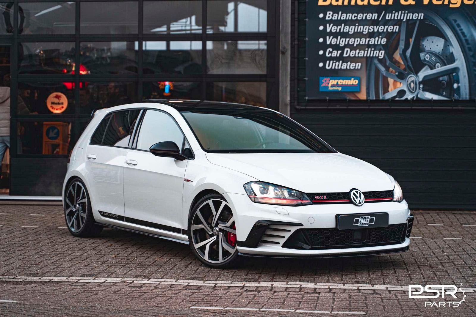 Volkswagen Golf 7/7.5 GTI Lowered on Cobra Suspension Lowering Springs by PSR Parts