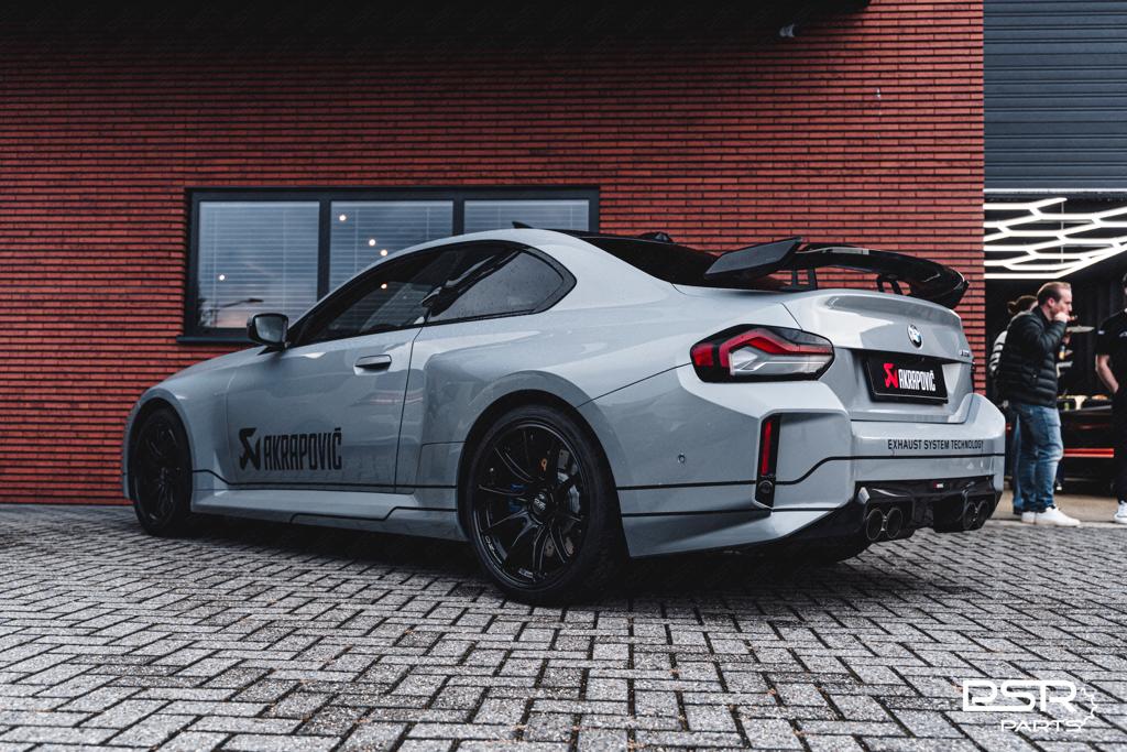 Upgrade your BMW G87 M2 S58 with the superior Akrapovic Exhaust PSR Parts