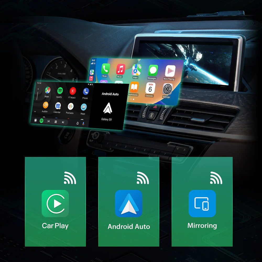 BMW CIC NBT EVO System Series 1 2 3 4 5 6 7 X1 X3 X4 X5 X6 X7 Mini I3 I8 - Wireless Apple CarPlay Android Auto MMI Retrofit For GPS Navigation