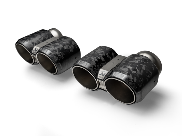 Akrapovič - Tail Pipe Set (Chopped Carbon) - BMW M4 (G82, G83) - OPF/GPF (2021-2025)