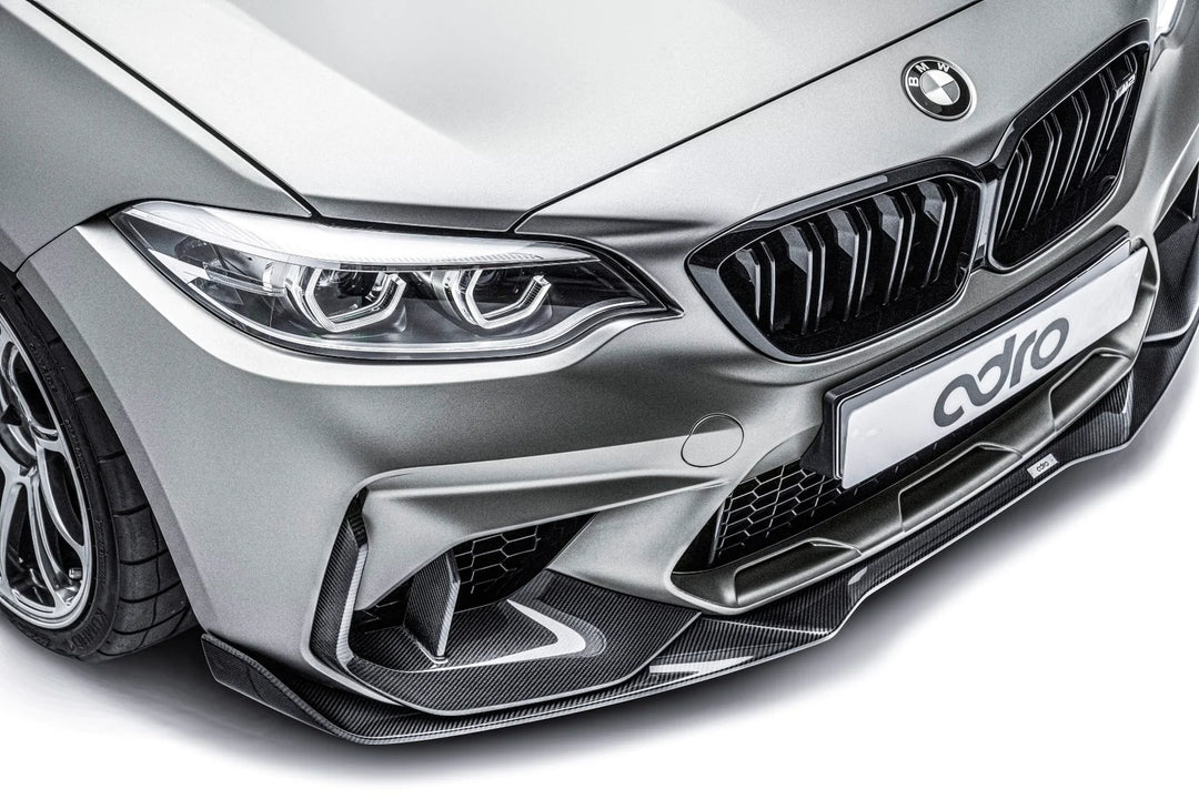 ADRO - BMW F87 M2 - F87 M2 UPPER AIR DUCT & LOWERFRONT LIP SET V1 - A14A30-1211 A14A30-1221