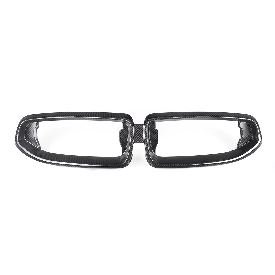 MHC+ BMW 2 Series Front Grille Surround In Gloss Pre Preg Carbon Fibre (G42 inc. M240i)