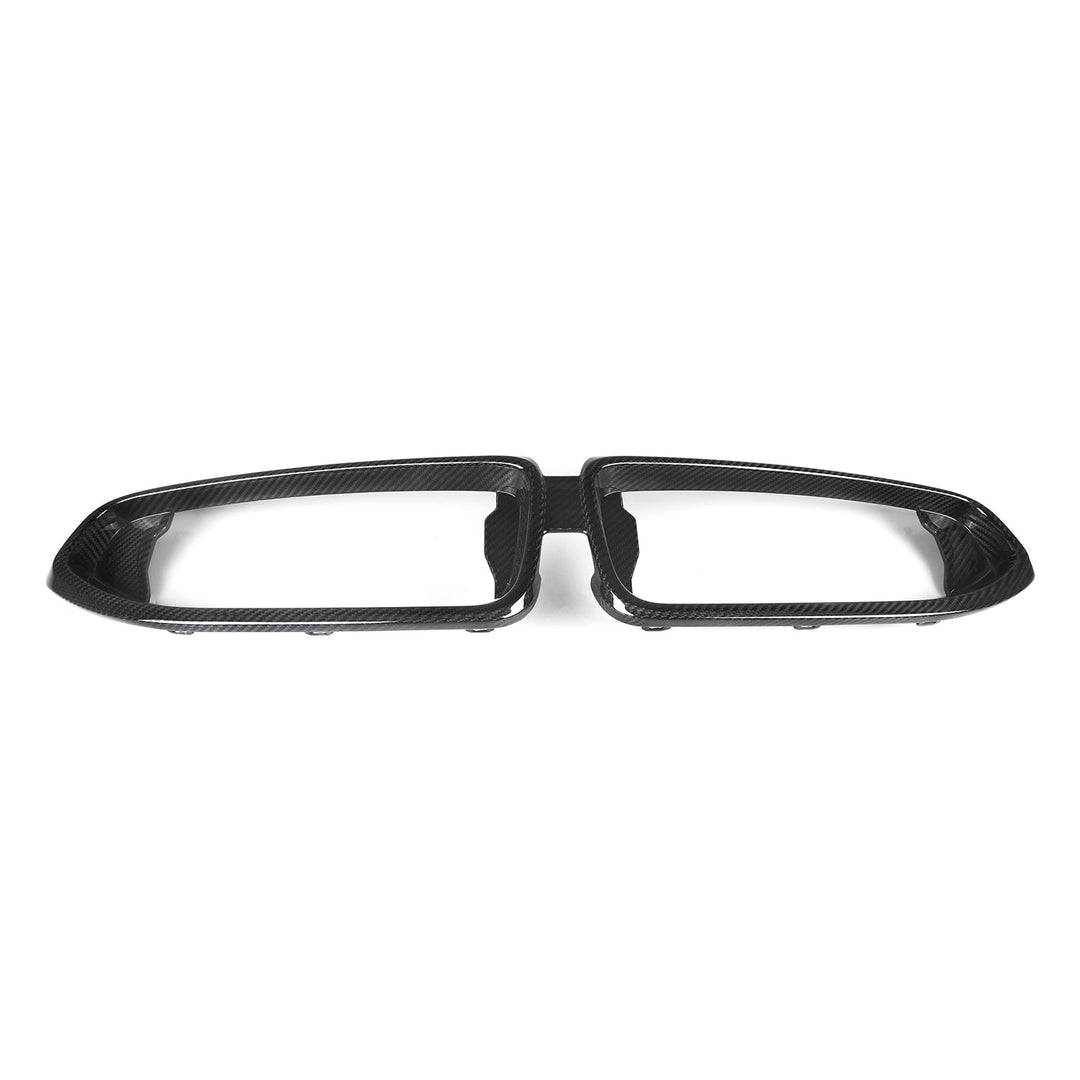 MHC+ BMW 2 Series Front Grille Surround In Gloss Pre Preg Carbon Fibre (G42 inc. M240i)