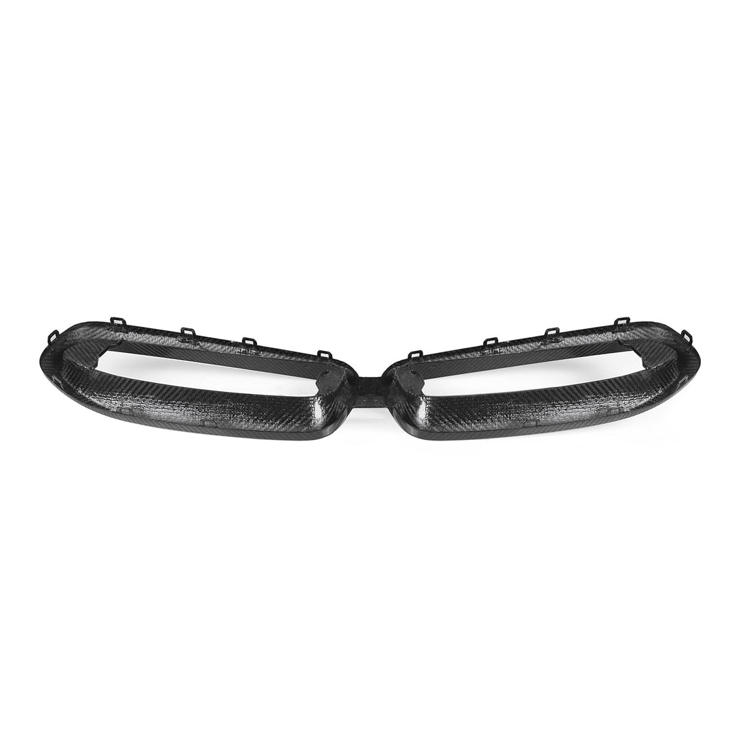 MHC+ BMW 2 Series Front Grille Surround In Gloss Pre Preg Carbon Fibre (G42 inc. M240i)