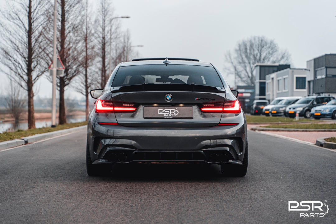 PSR Parts - Carbon Fibre Ducktail High Kick Rear Spoiler for BMW 3 Series & M3 (2019+, G20 G80)
