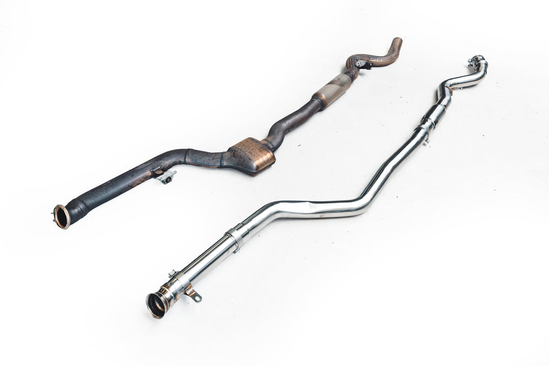 DCE Parts BMW F30 F31 330i F32 F33 F36 430i OPF / Resonator Delete Midpipe