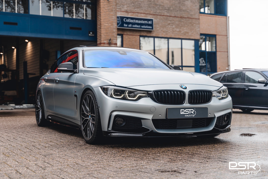 DCE Parts - Splitter Flaps for M-Sport Front Bumper BMW F32 F33 F36 - Gloss Black