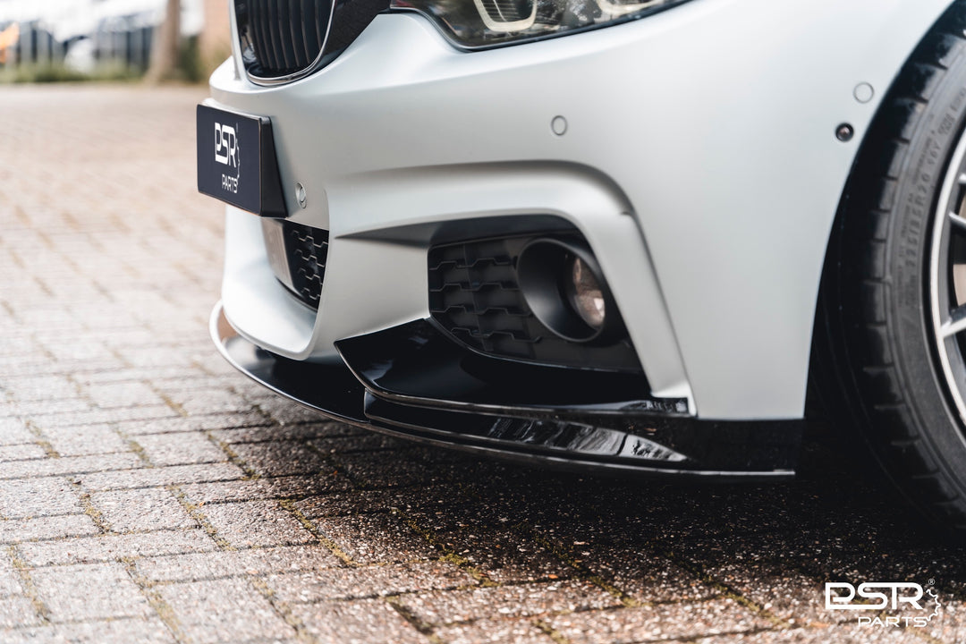 DCE Parts - Splitter Flaps for M-Sport Front Bumper BMW F32 F33 F36 - Gloss Black