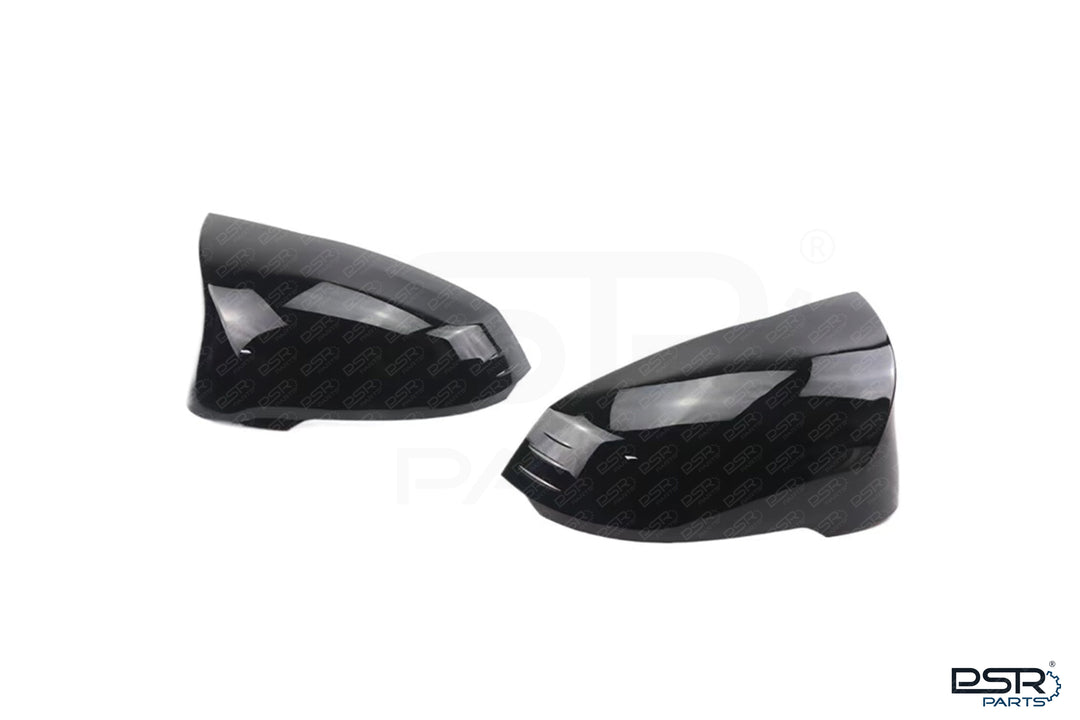 M-Style Gloss Black Wing Mirror Caps Covers - F70 1 Series - X1 X2 F74 F78 - LHD