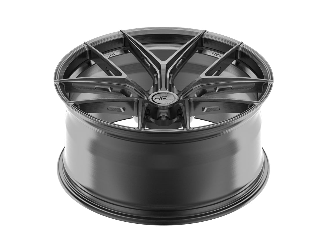 DCE Parts - Dutch Forged - DF-R1 - 1-Piece Full Forged Wheels - Brushed Gunmetal