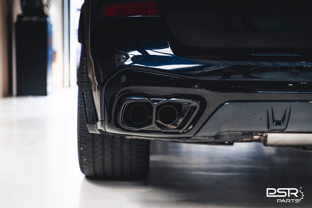 DCE Parts - BMW G05 X5 45e / 50e Axleback Slip On Valvetronic Exhaust Rear Muffler Titanium