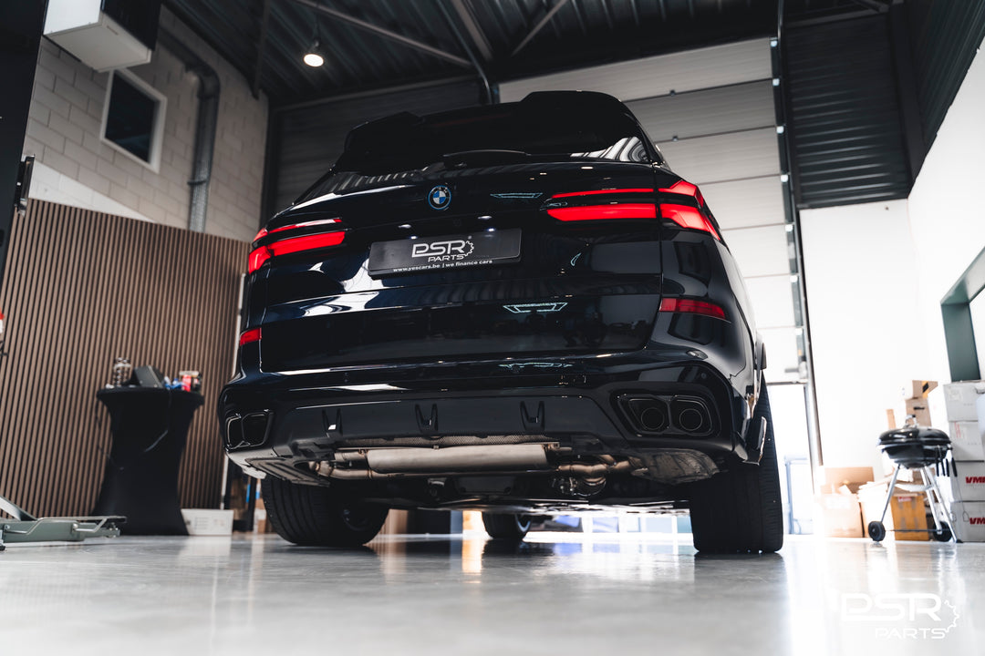 DCE Parts - BMW G05 X5 45e / 50e Axleback Slip On Valvetronic Exhaust Rear Muffler Titanium