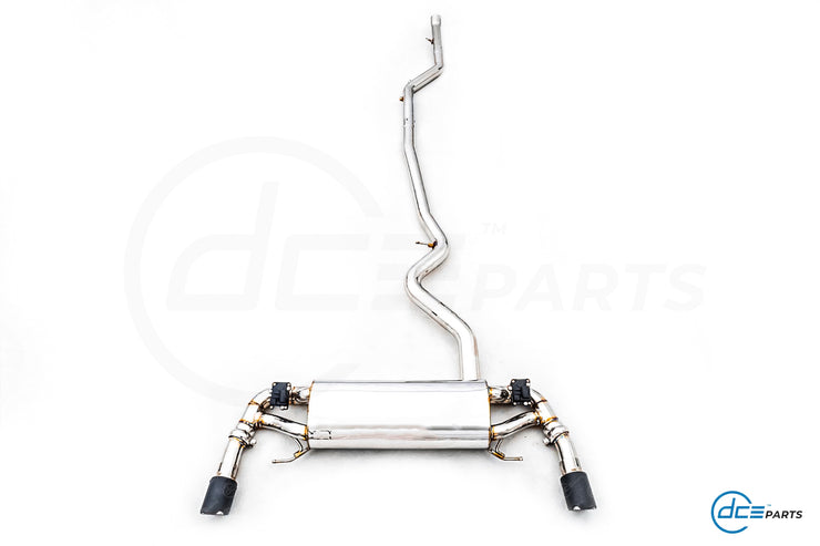 DCE Parts - BMW G22 G23 420i 430i Catback Axleback Slip On Valvetronic Uitlaat Achterdemper