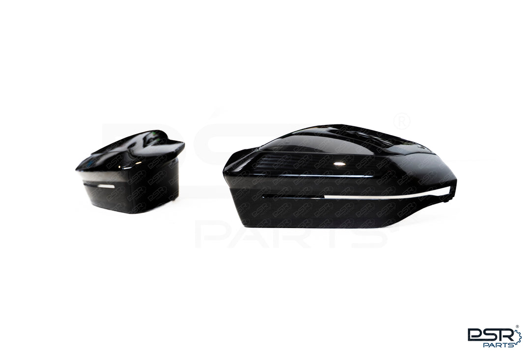 M-Style Gloss Black Wing Mirror Caps Covers for BMW 5 7 I5 I7 Serie G60 G61 G68 G70 M5 G90