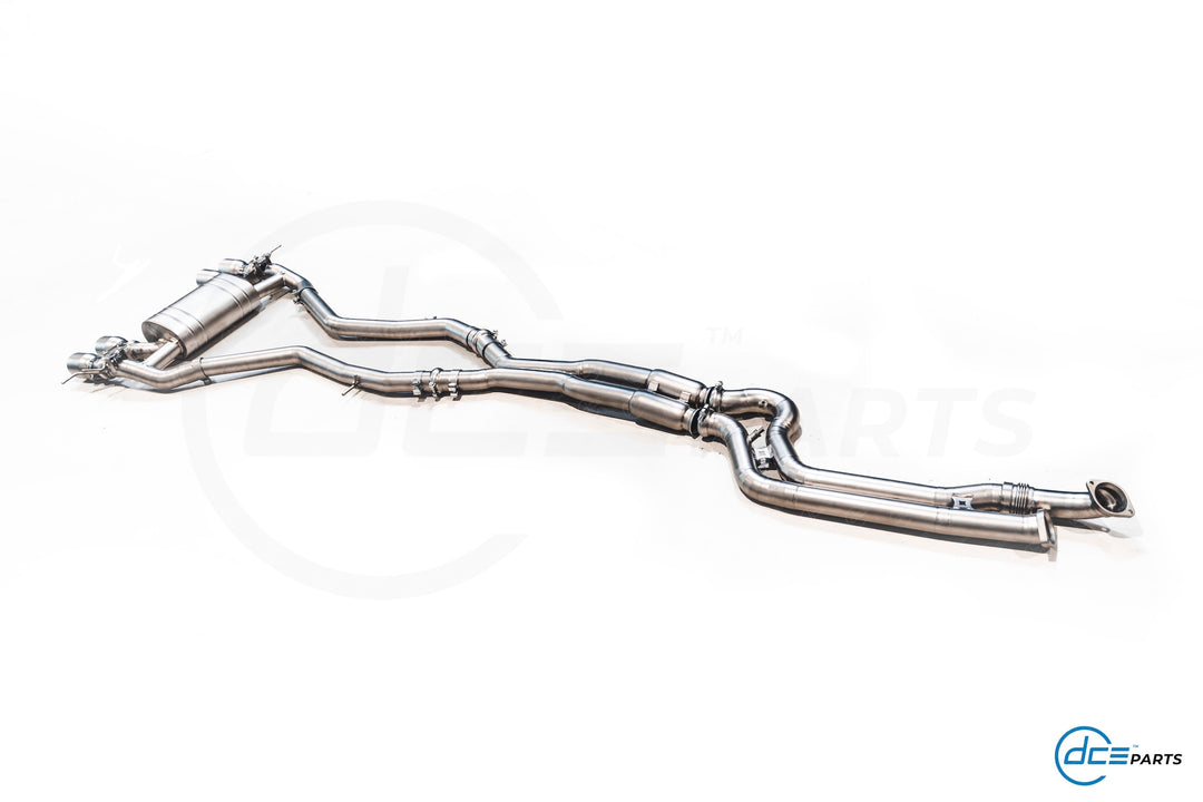 DCE Parts - BMW G80 G81 M3 G82 M4 Equal Length & X-Pipe Midpipe Hybrid Titanium Catback Valved Exhaust
