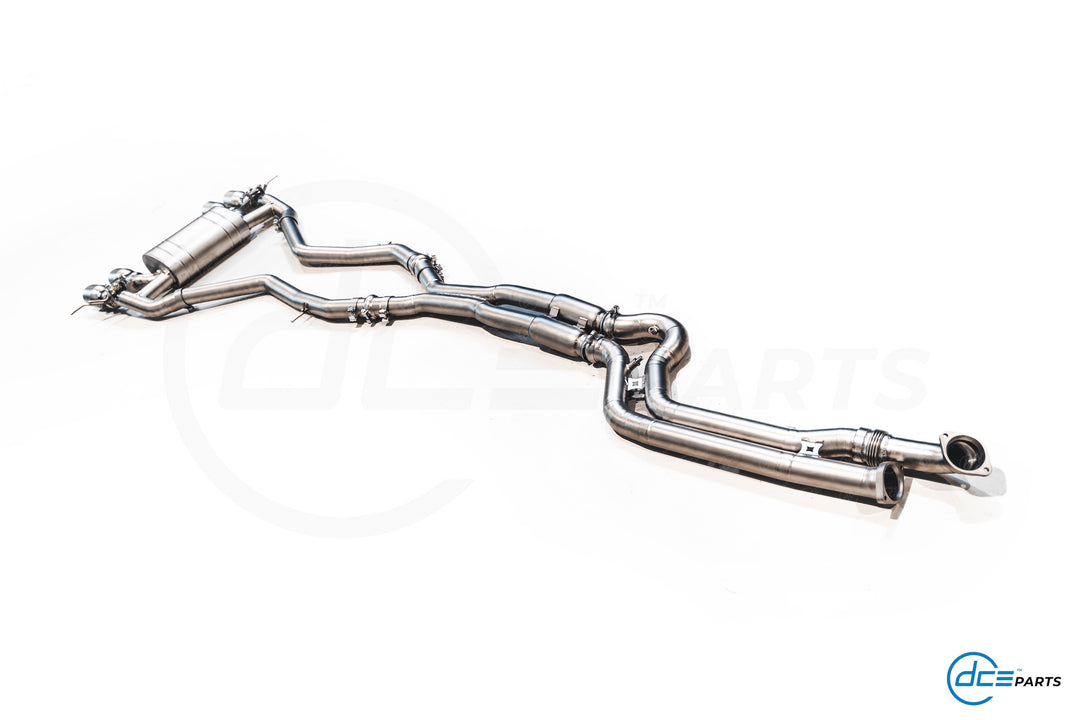 DCE Parts - BMW G80 G81 M3 G82 M4 Equal Length & X-Pipe Midpipe Hybrid Titanium Catback Valved Exhaust