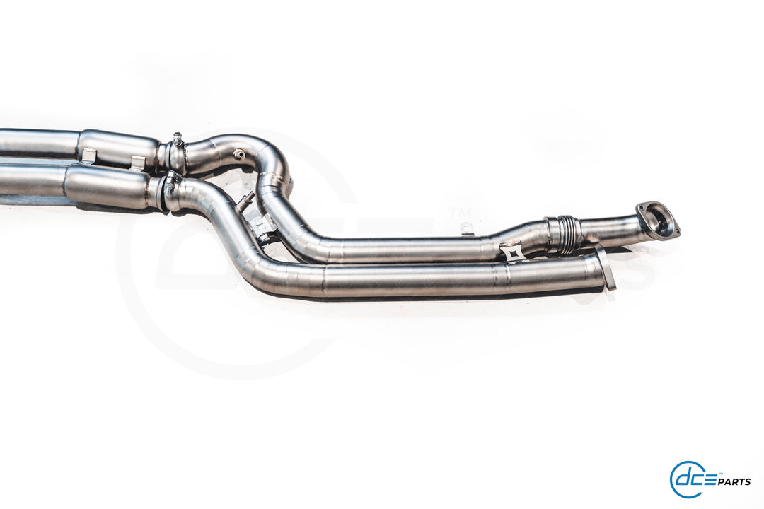 DCE Parts - BMW G80 G81 M3 G82 M4 Equal Length & X-Pipe Midpipe Hybrid Titanium Catback Valved Exhaust