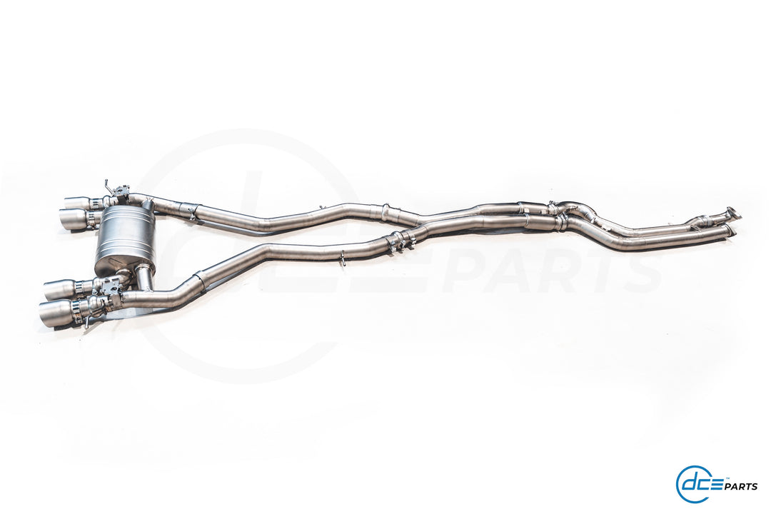 DCE Parts - BMW G80 G81 M3 G82 M4 Equal Length & X-Pipe Midpipe Hybrid Titanium Catback Valved Exhaust