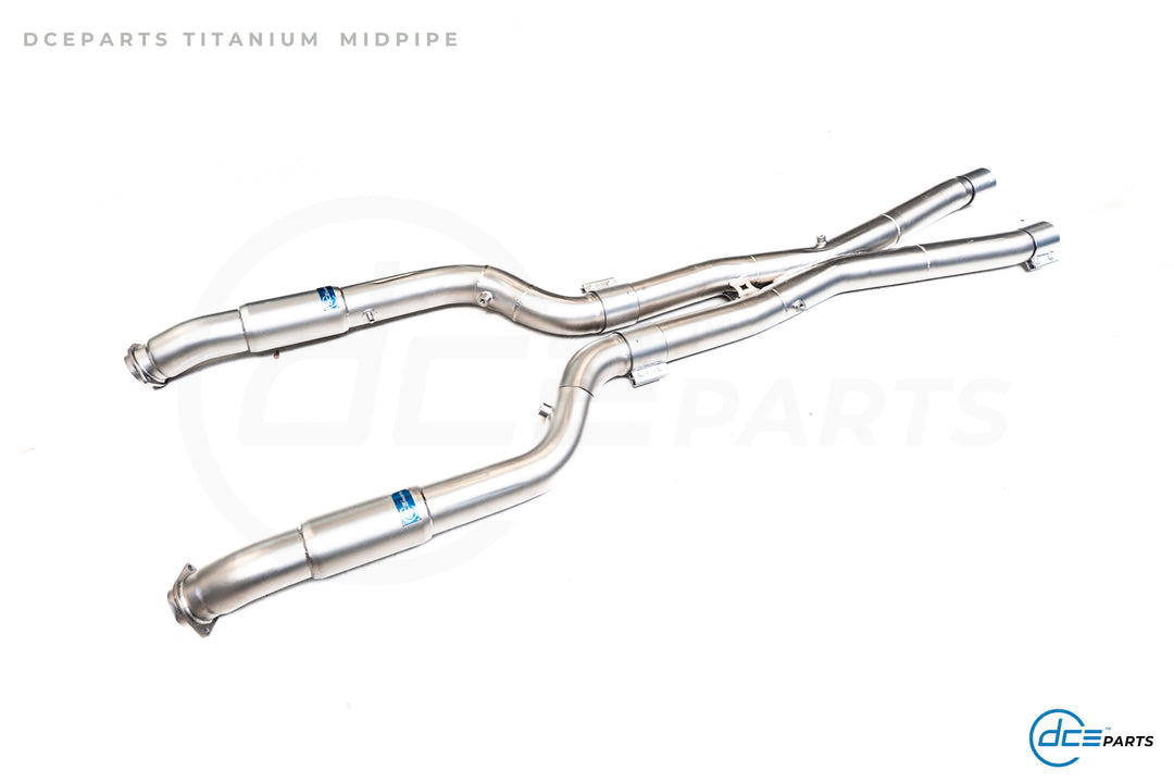 DCE Parts - BMW G90 M5 G99 M5 Stainless Steel - Titanium Catback Axleback Valved Exhaust - 3.5 Inch | 90mm Midpipe