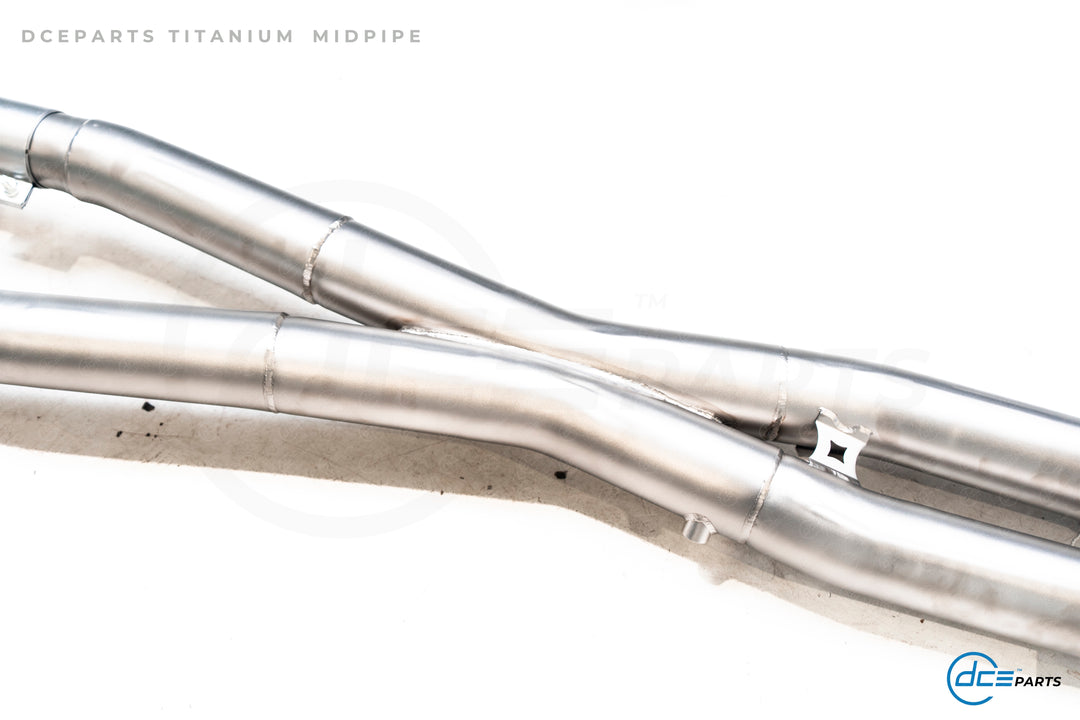 DCE Parts - BMW G90 M5 G99 M5 Stainless Steel - Titanium Catback Axleback Valved Exhaust - 3.5 Inch | 90mm Midpipe