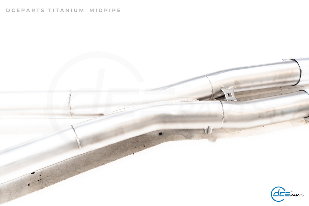DCE Parts - BMW G90 M5 G99 M5 Stainless Steel - Titanium Catback Axleback Valved Exhaust - 3.5 Inch | 90mm Midpipe