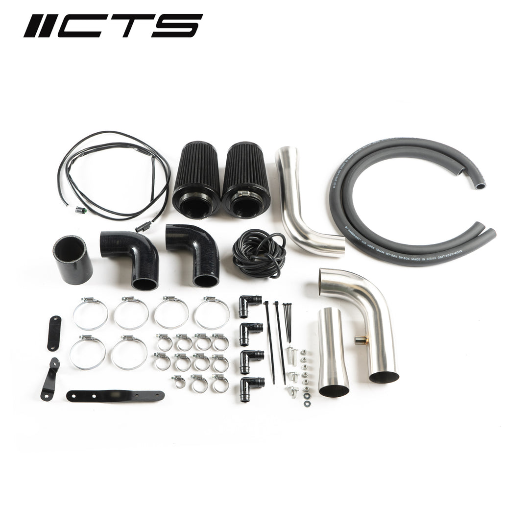 CTS TURBO N54 INTAKE RELOCATION KIT FOR BMW E9X/E8X 335I/135I WITH 2″ TURBO INLETS – TR-0300 AND TR-0300RS - CTS-IT-915