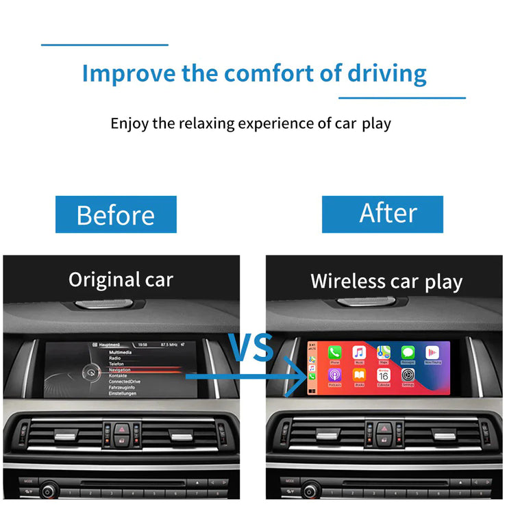 BMW CIC NBT EVO System Series 1 2 3 4 5 6 7 X1 X3 X4 X5 X6 X7 Mini I3 I8 - Wireless Apple CarPlay Android Auto MMI Retrofit For GPS Navigation