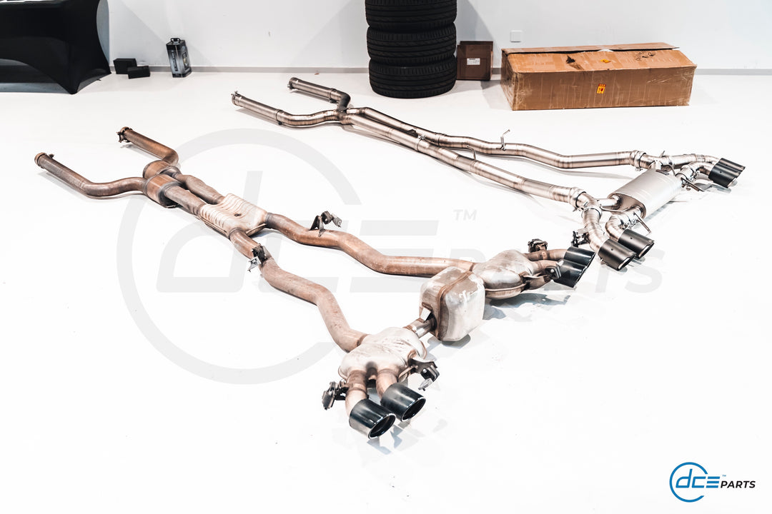 DCE Parts - BMW M5 F90 Titanium Catback Axleback Valvetronic Exhaust