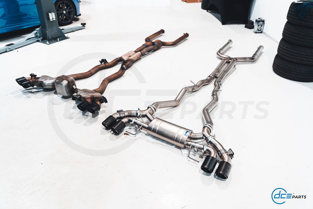 DCE Parts - BMW M5 F90 Titanium Catback Axleback Valvetronic Exhaust
